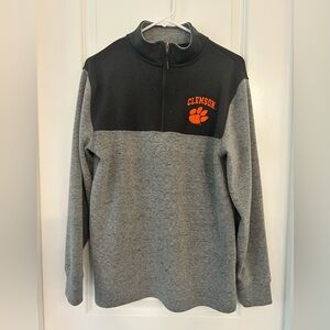 Champion Clemson University Quarter-Zip Pullover Sweatshirt – Size Small